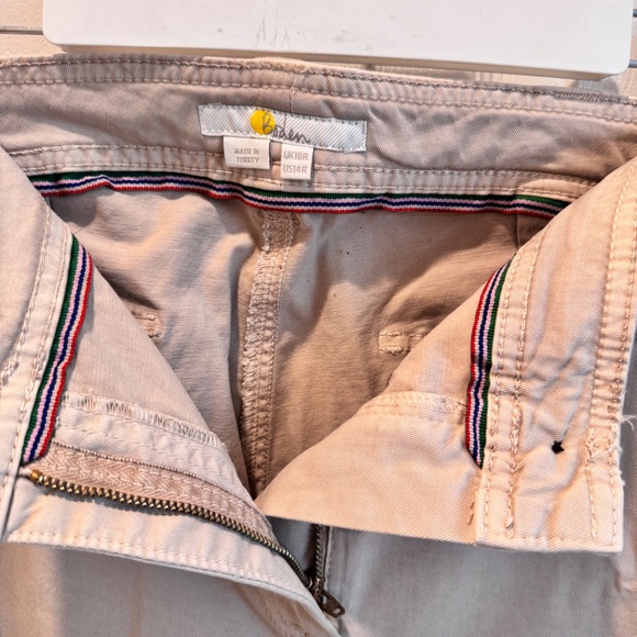 Woman's Khaki Joggers Style Pants, Size 14R, Boden - Picture 7 of 11